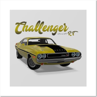 Challenger RT yellow front Posters and Art